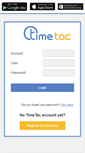 Mobile Screenshot of go.timetac.com